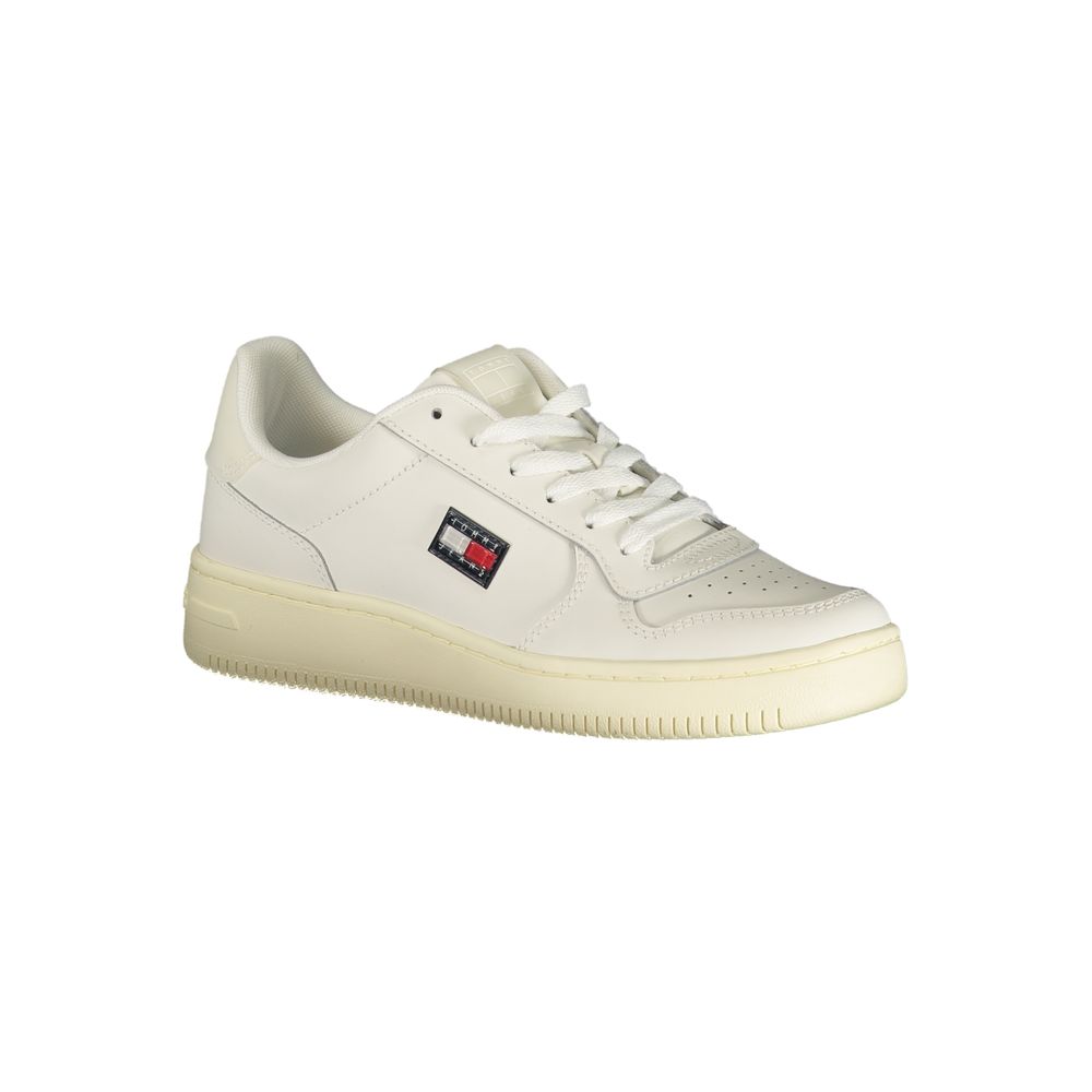 Baskets Tommy Hilfiger en Polyuréthane Blanc pour Femme
