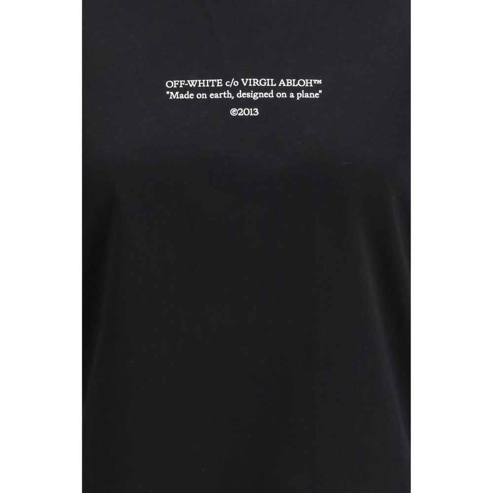 T-shirt Off-White en coton noir