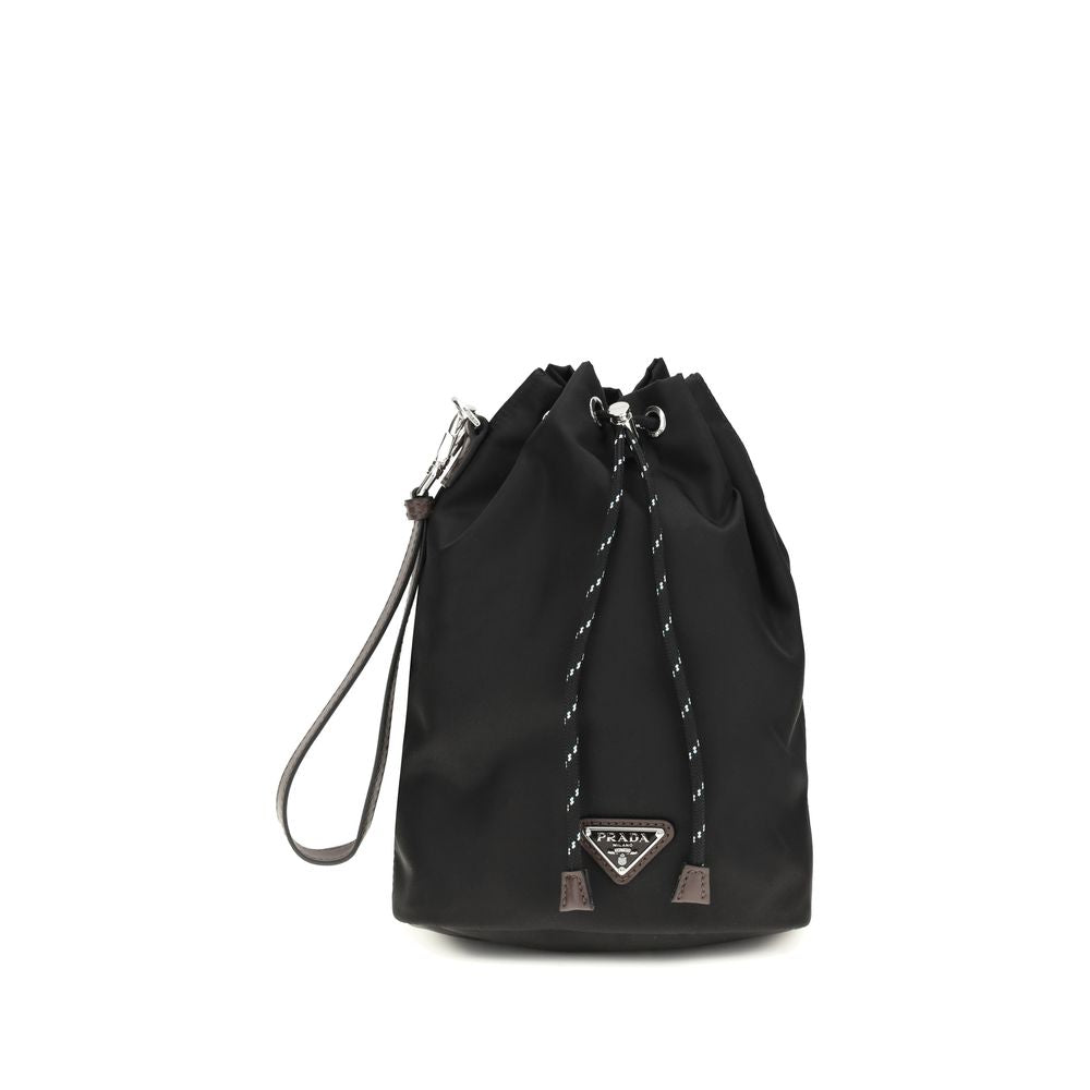 Prada Black Recycled Polyamide Accessories