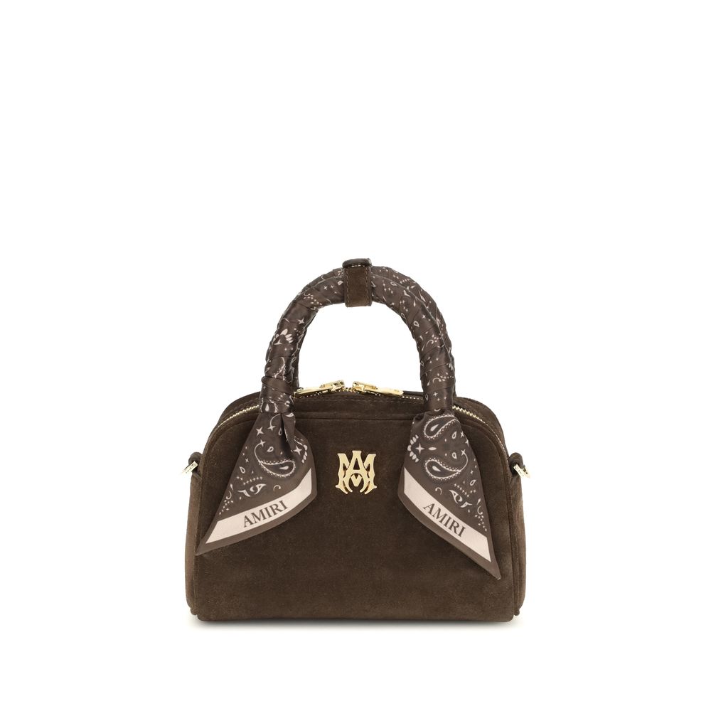 Amiri Brown Calf Leather Bos Taurus Handbag