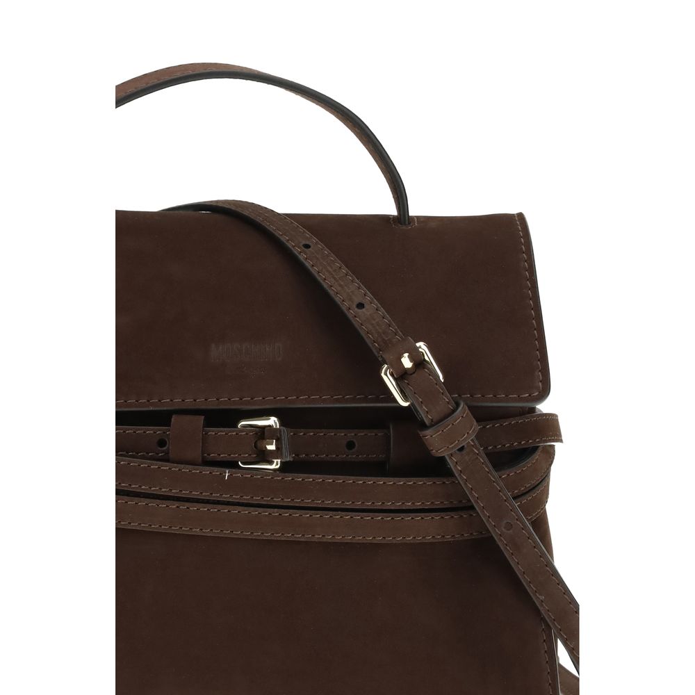 Moschino Handtasche aus braunem Kalbsleder