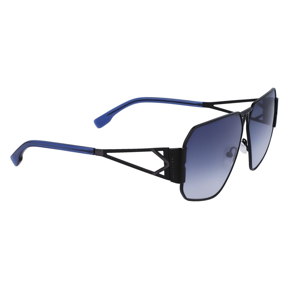 Karl Lagerfeld Sonnenbrille aus schwarzem Metall