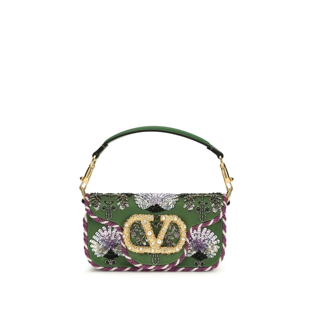 Valentino Garavani Multicolor Silk Shoulder Bag