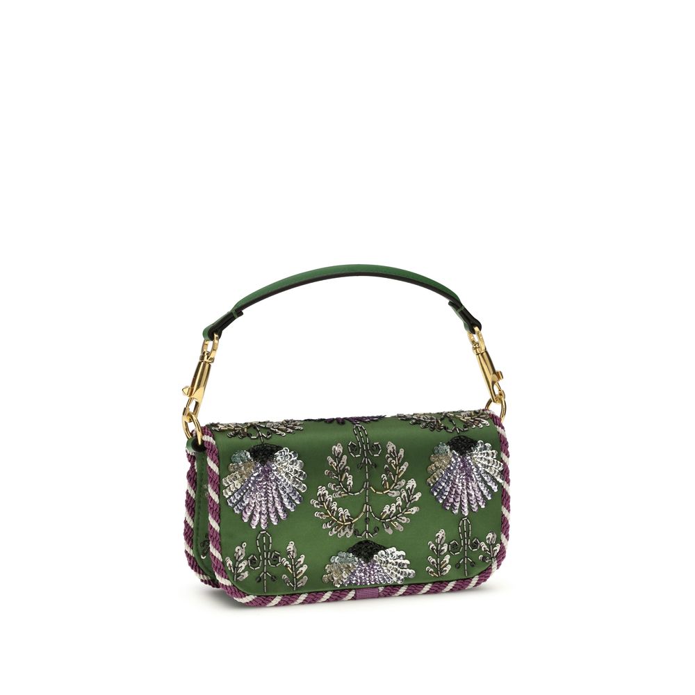 Valentino Garavani Multicolor Silk Shoulder Bag
