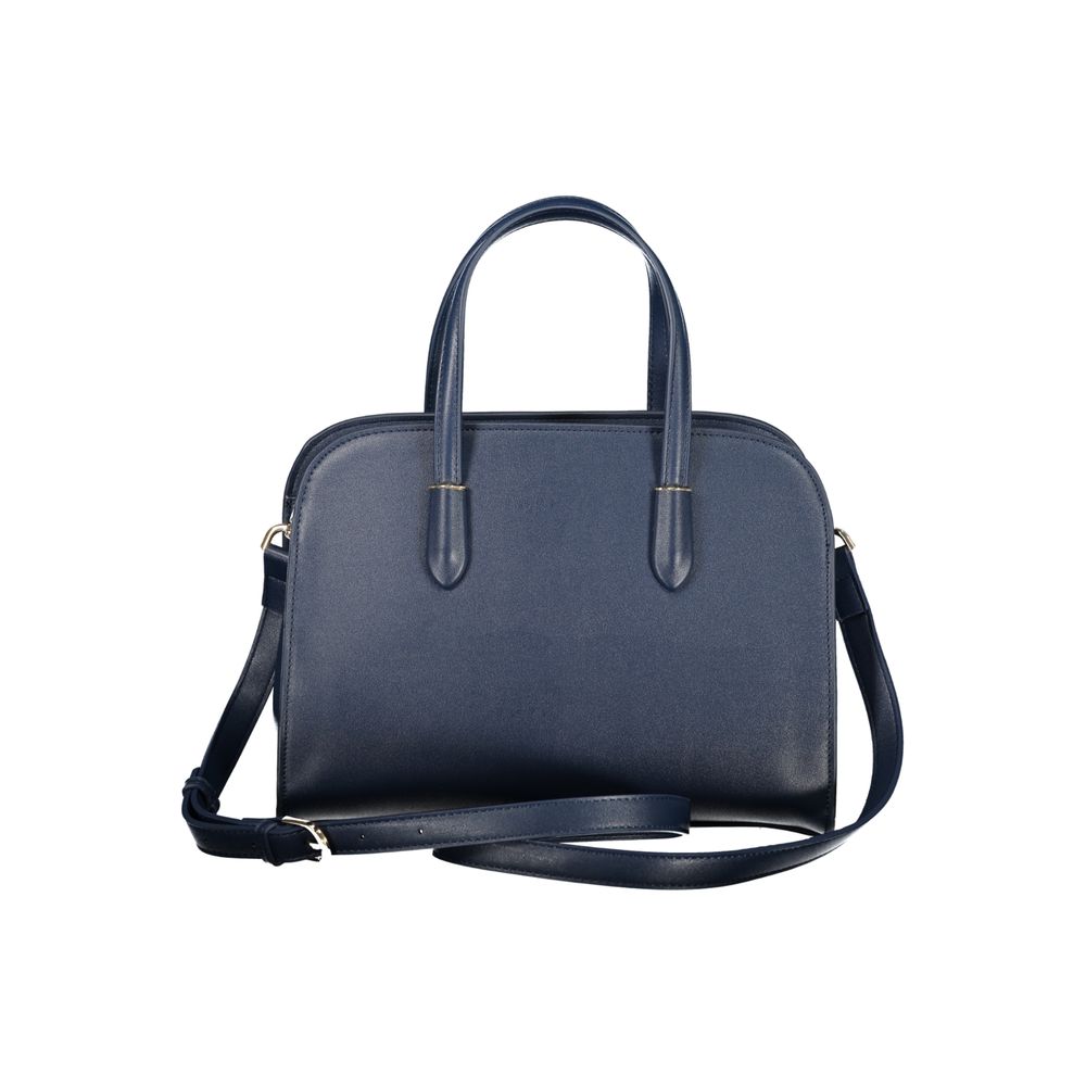 Mario Valentino Blue Polyurethane Women Handbag