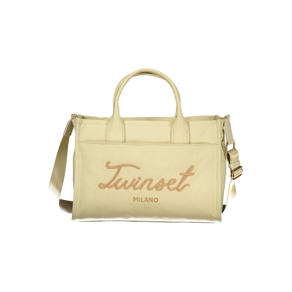 Twinset Beige Baumwolle Damen Tote