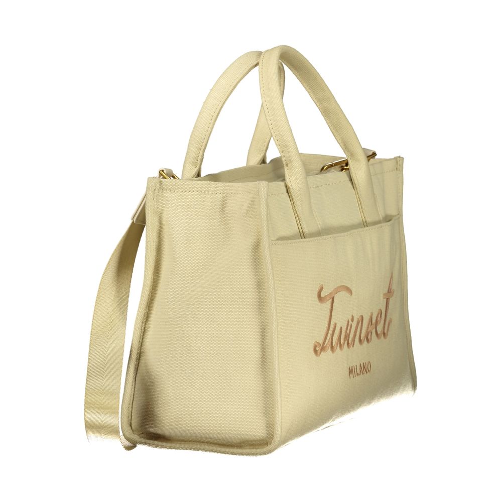 Twinset Beige Baumwolle Damen Tote