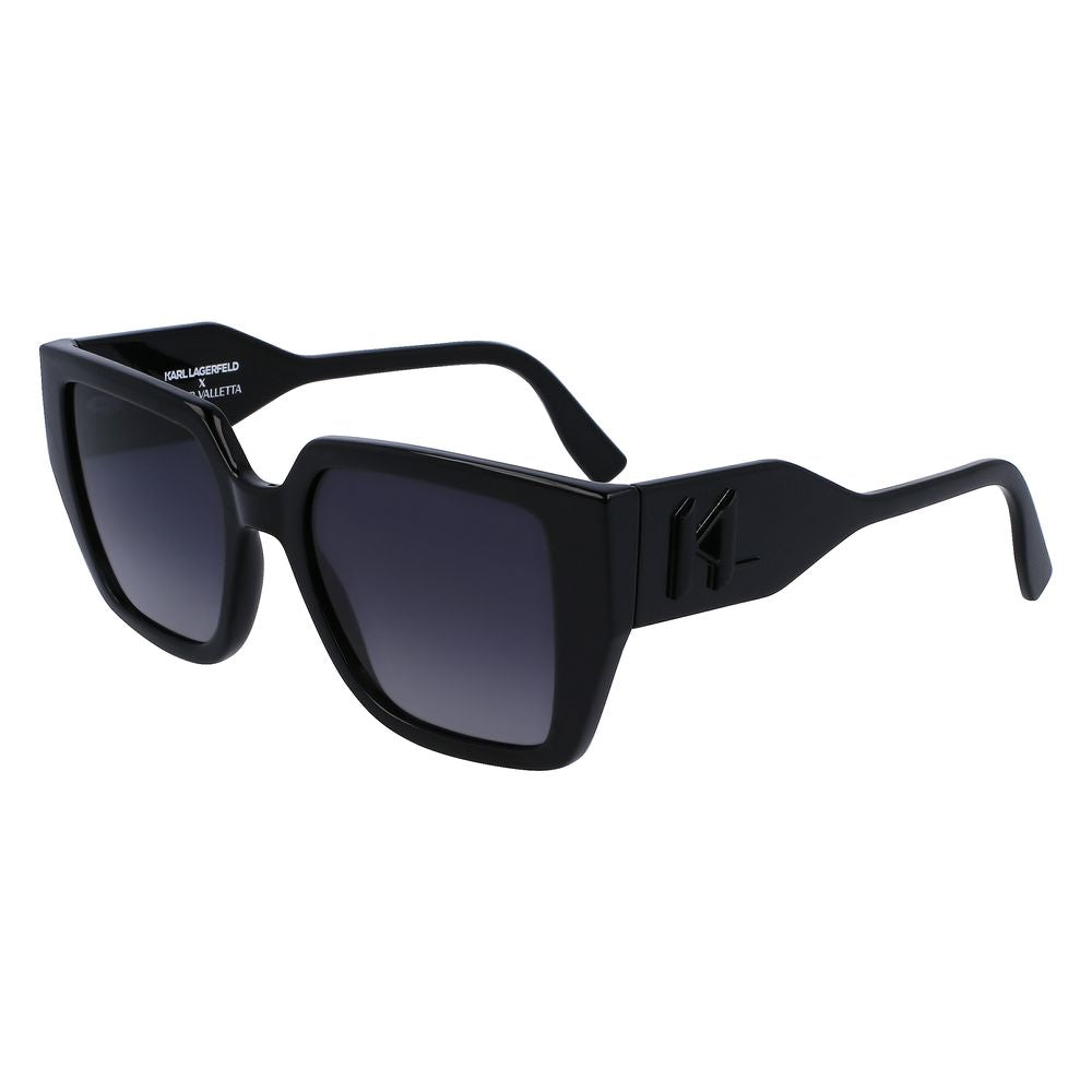Karl Lagerfeld Black Injected Sunglasses