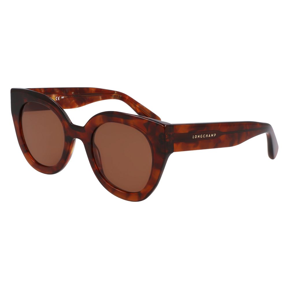 Longchamp Brown Acetate Sunglasses