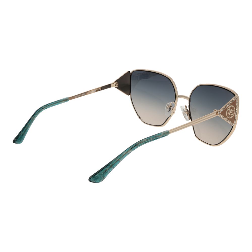 Guess Gold Metal Sunglasses