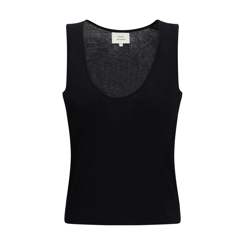 Loulou De Saison Black Cotton Top