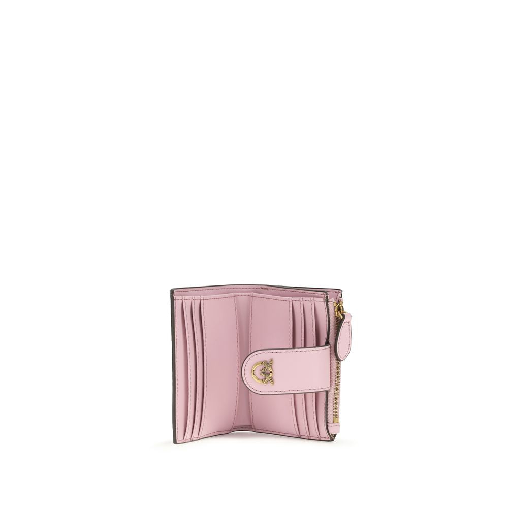 PINKO Mehrfarbige Kalbsleder-Brieftasche Bos Taurus
