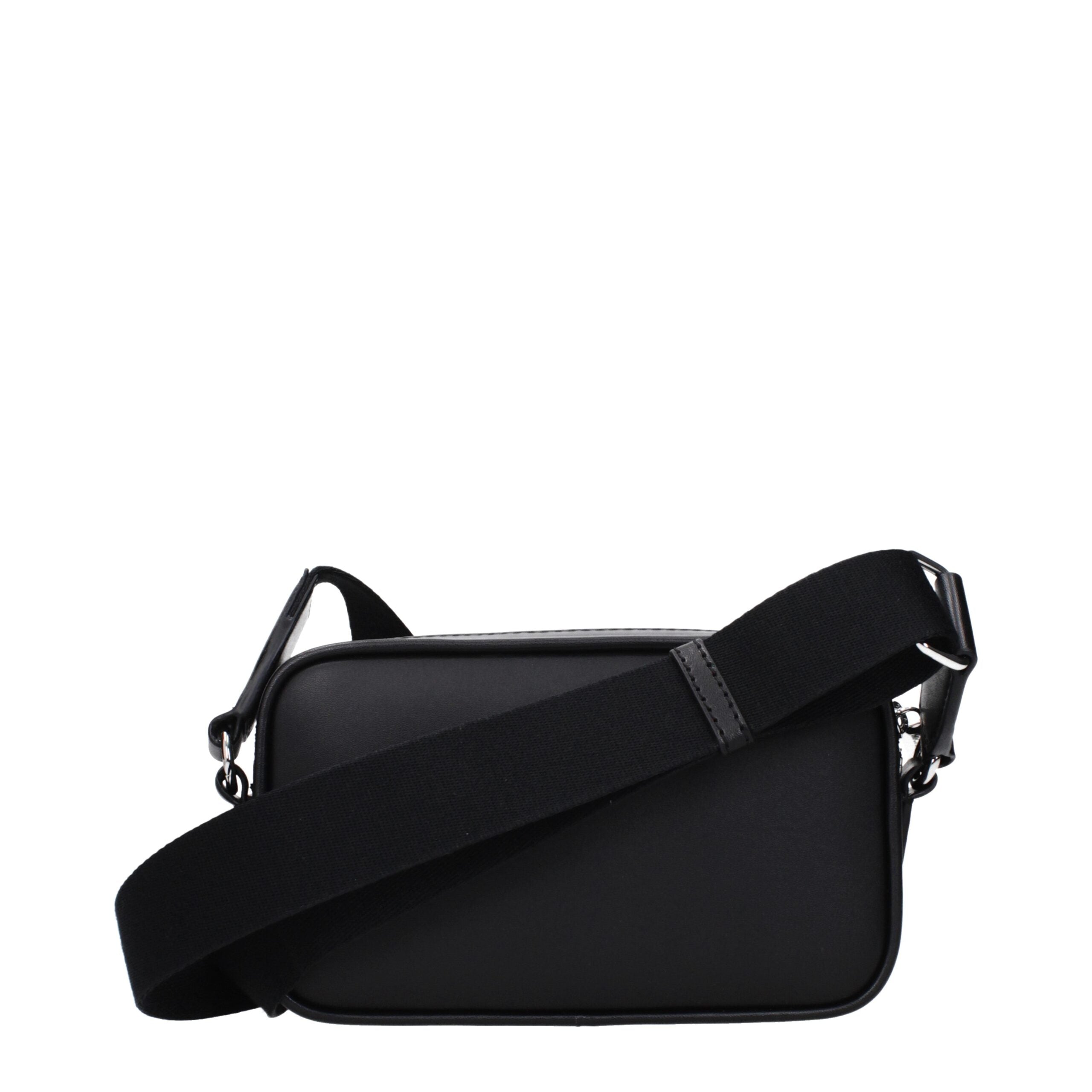 Sac bandoulière en cuir noir Michael Kors