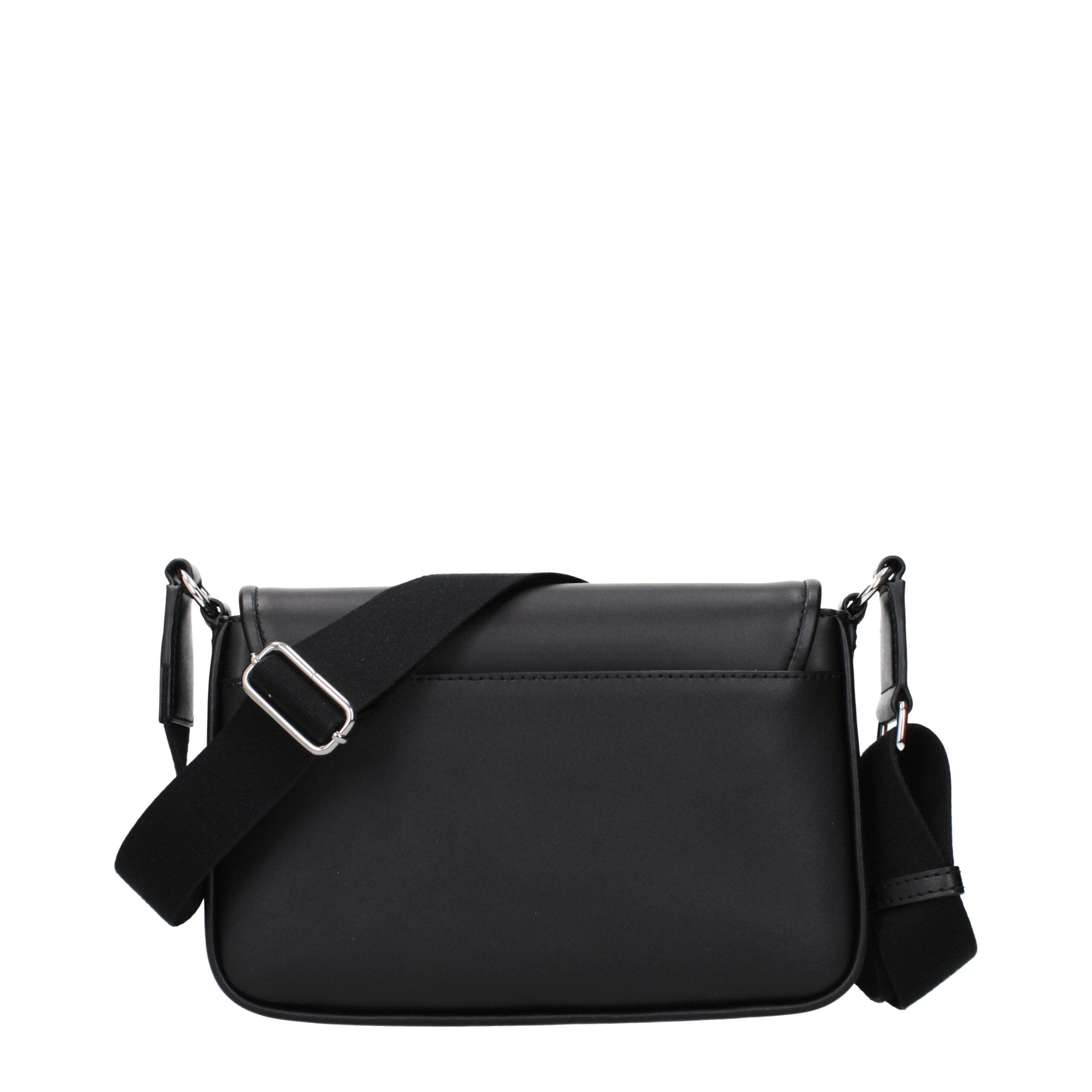 Sac bandoulière en cuir noir Michael Kors
