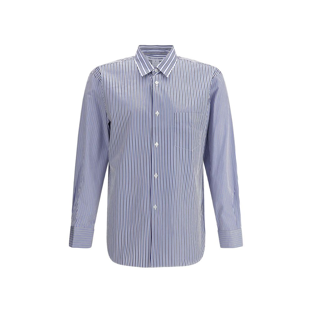 Comme Des Garçons Blue Cotton Dress Shirt