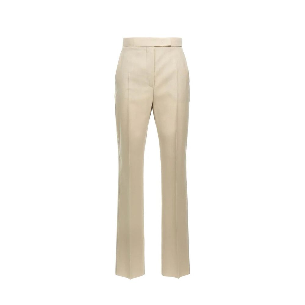 Max Mara Beige Mohair Dress Pants