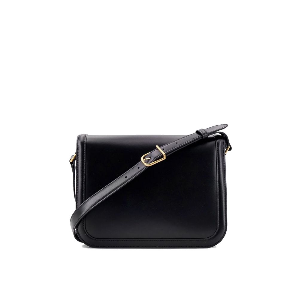 Valentino Garavani Black Leather Crossbody Bag