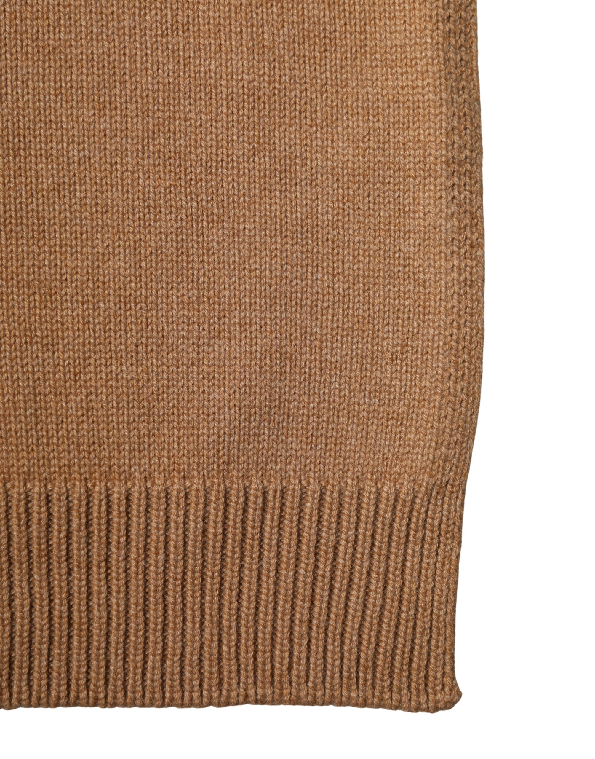 Dolce & Gabbana Brauner Kaschmir gestrickter Foulard 207cm x 29cm Herrenschal