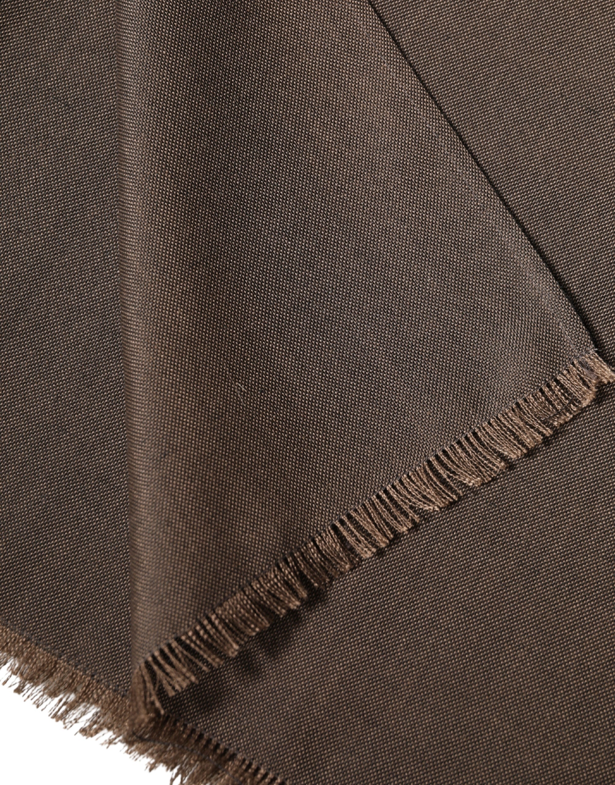 Châle Tour de Cou Dolce & Gabbana Marron en Polyester 185cm x 165cm Écharpe Homme