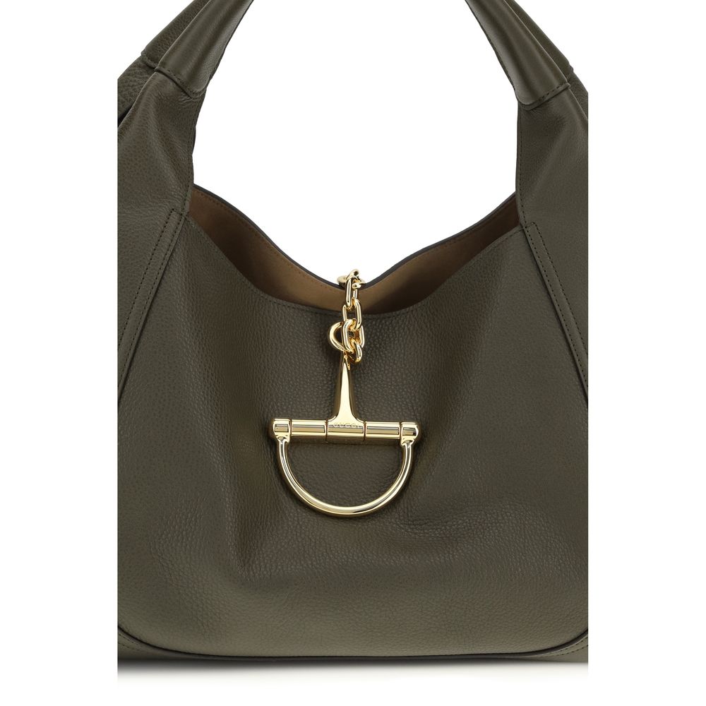 Gucci Brown Calf Leather Bos Taurus Handbag