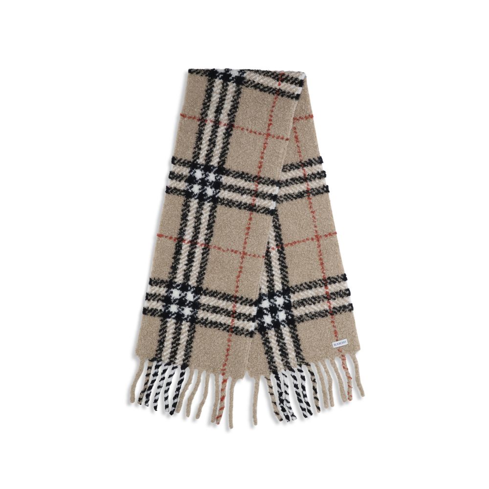 Burberry Beige Alpaca Vicugna Pacos Scarf