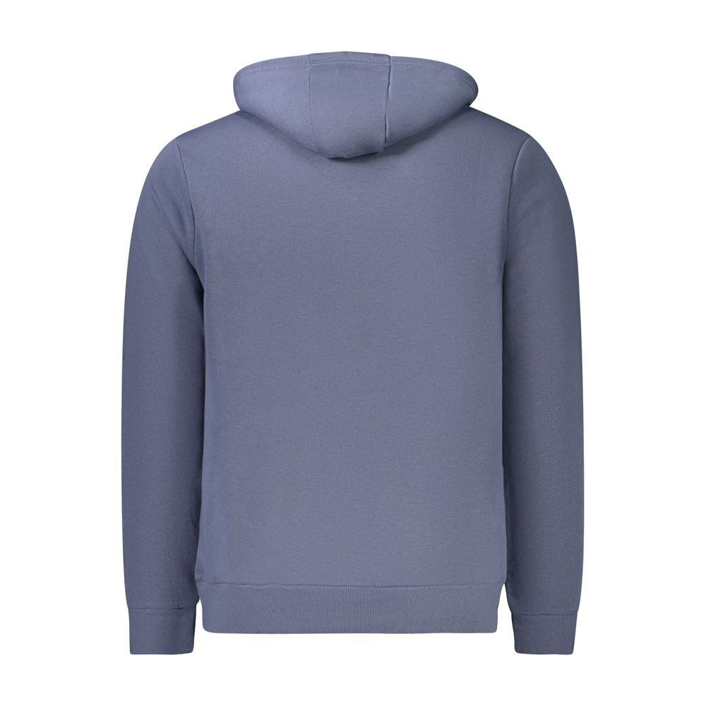 Norwegen 1963 Blauer Kapuzenpullover aus Baumwolle für Herren