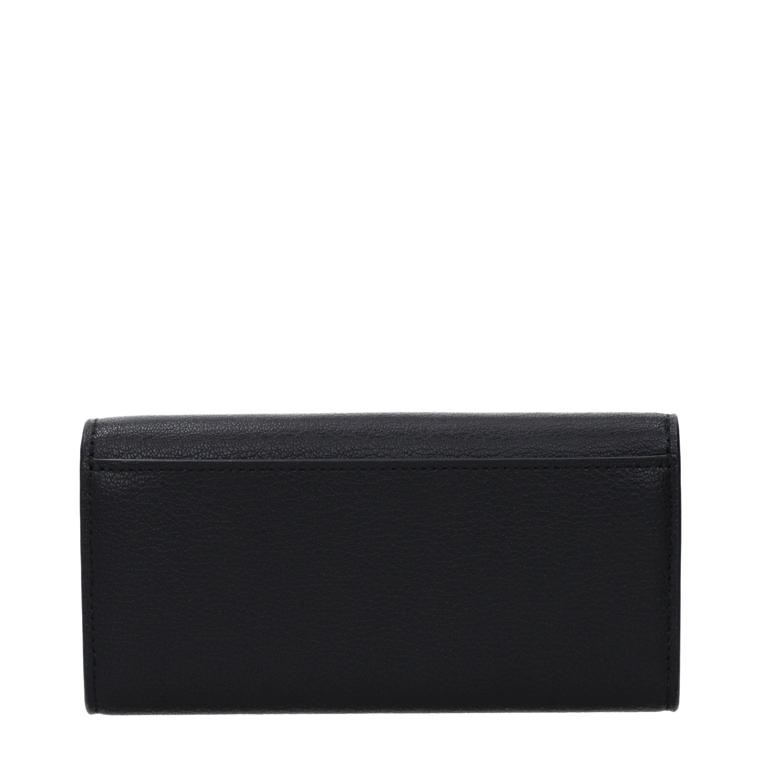 Michael Kors Schwarzes Lederportemonnaie