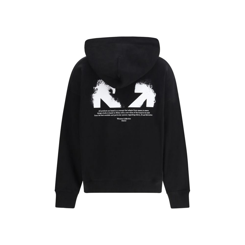 Off-White Black Cotton Sweatshirt