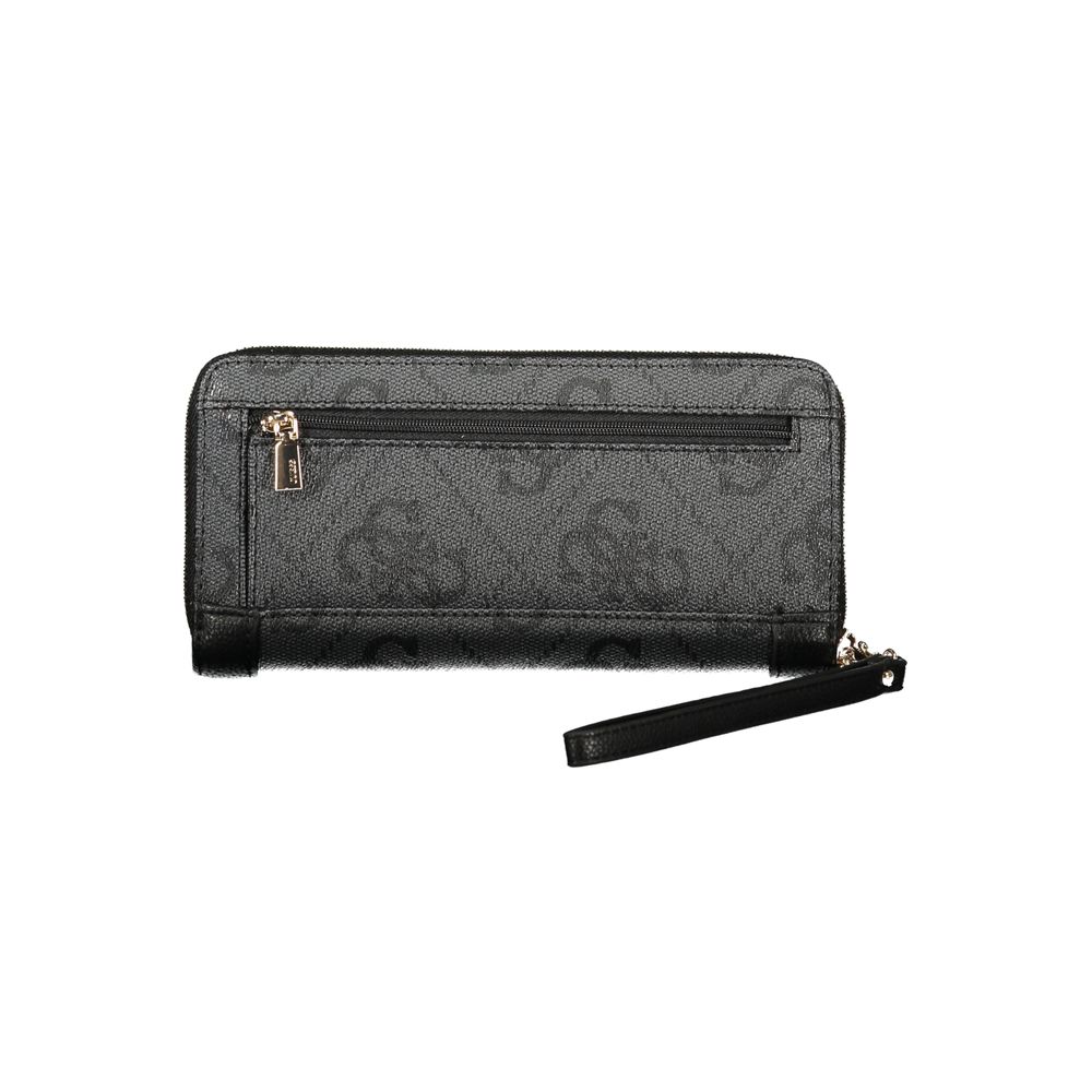 Guess Jeans Black Polyurethane Women Wallet