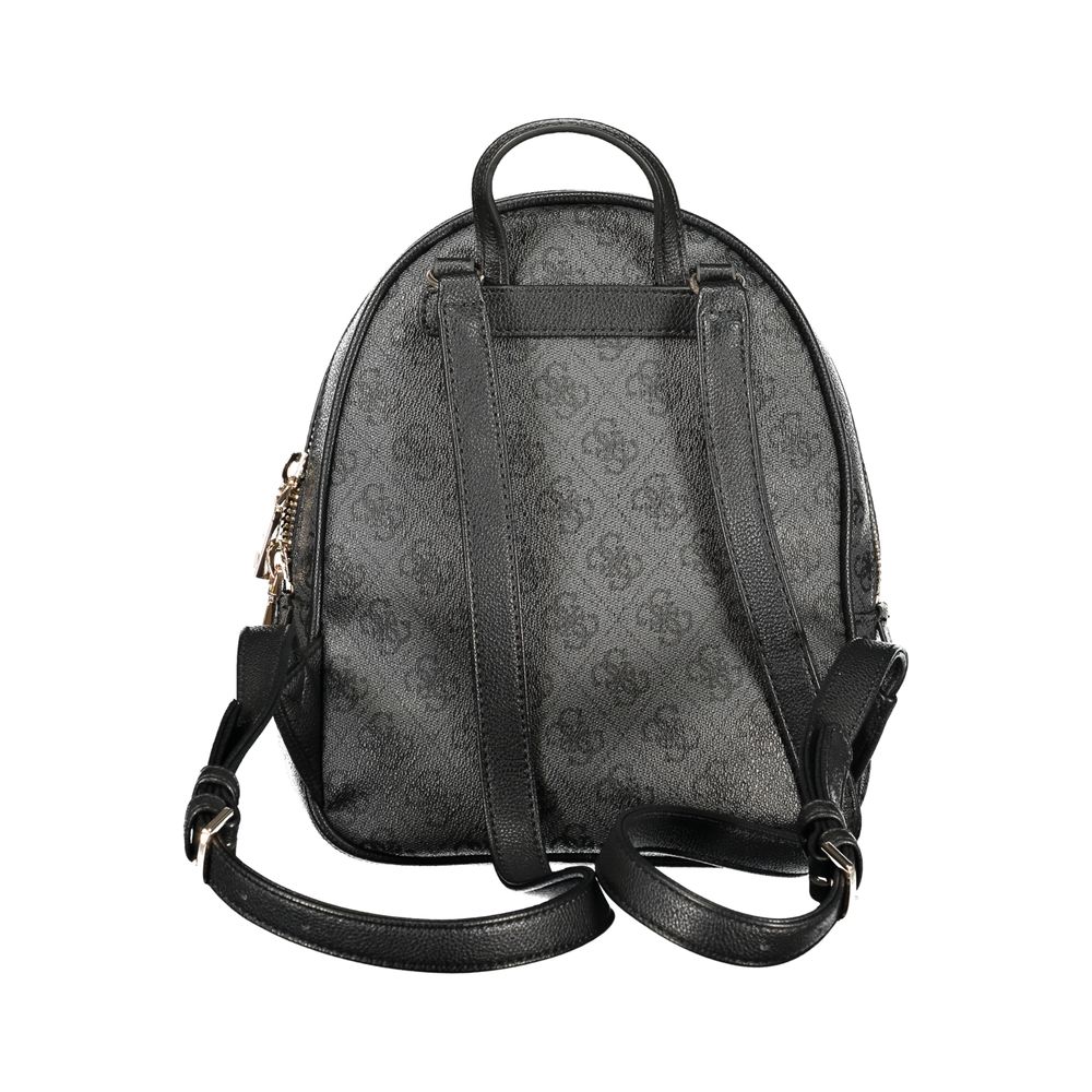 Guess Jeans Black Polyurethane Women Backpack
