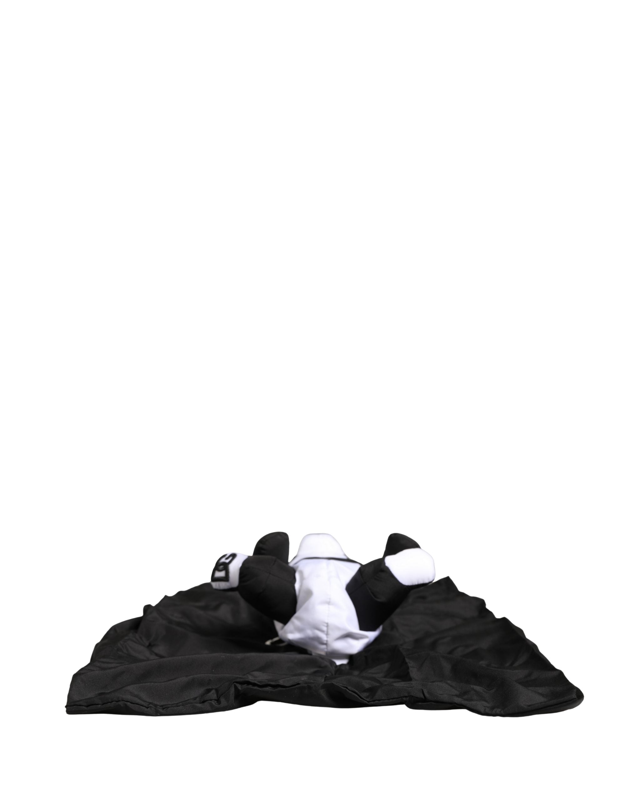 Dolce & Gabbana Homme Sac Cabas en Polyester Noir Motif Panda