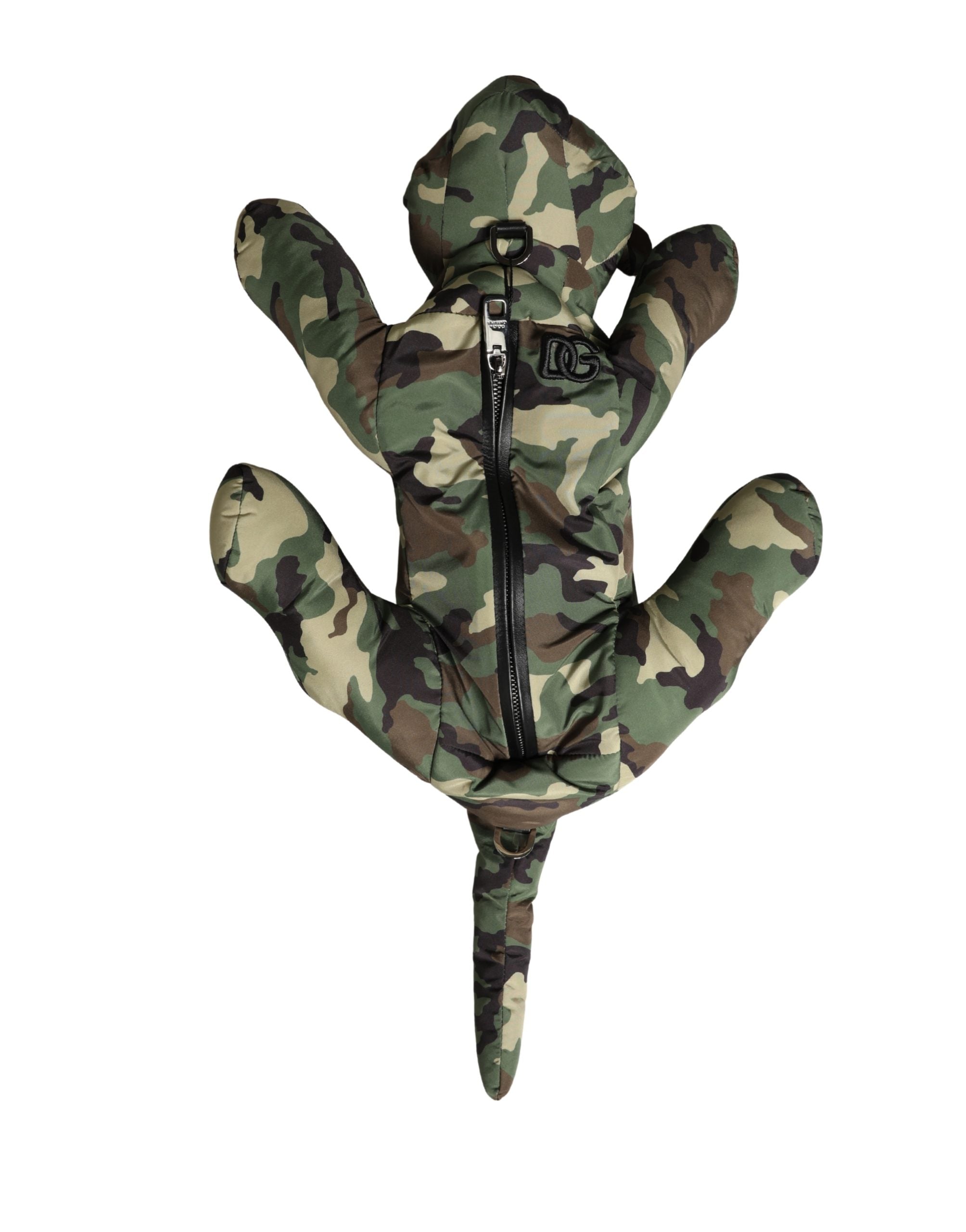 Sacoche de ceinture Dolce & Gabbana multicolore camouflage silhouette animale