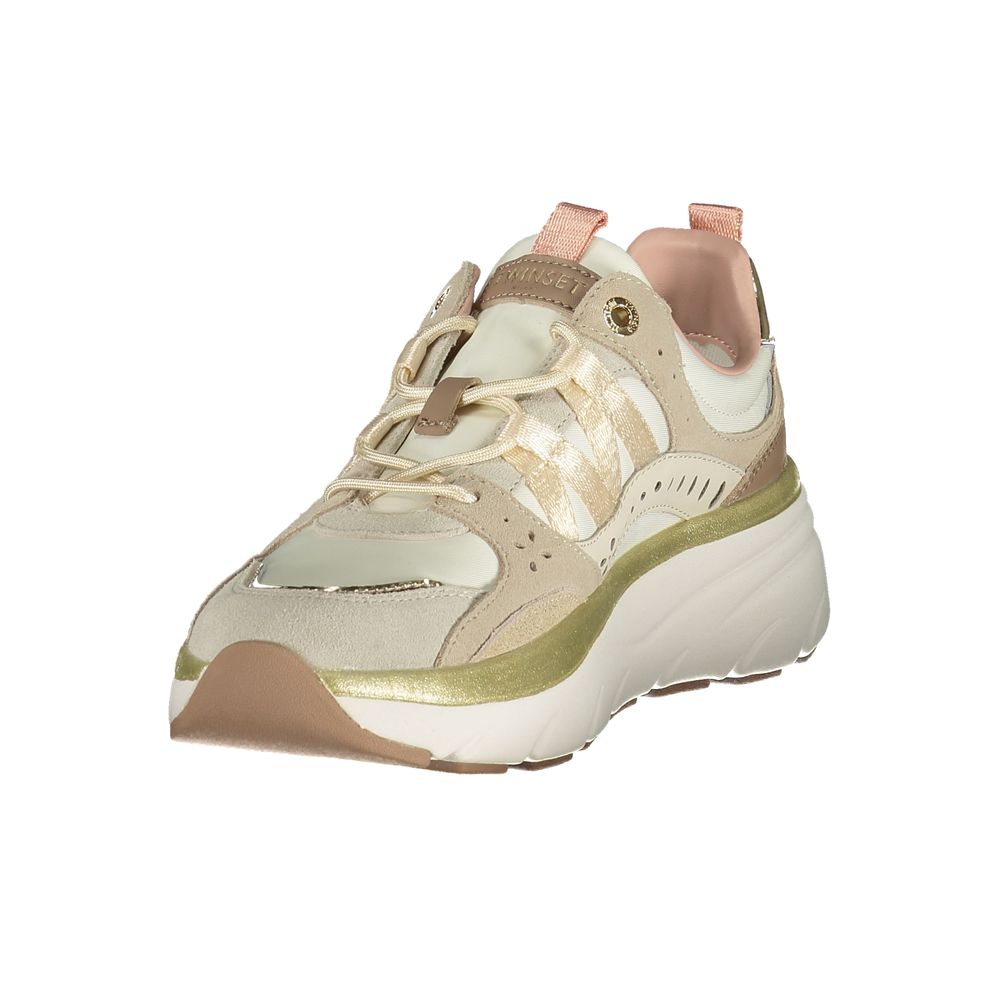 Twinset Beige Polyurethan Damen-Sneaker