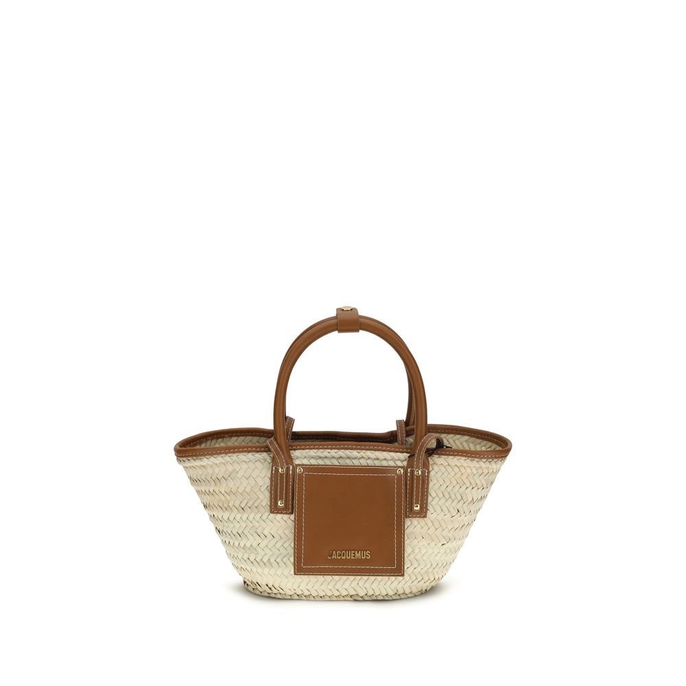 Jacquemus Brown Calf Leather Bos Taurus Handbag