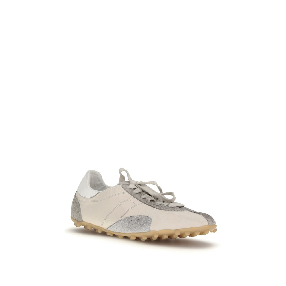 Margiela Beige Goatskin Athletic Sneakers