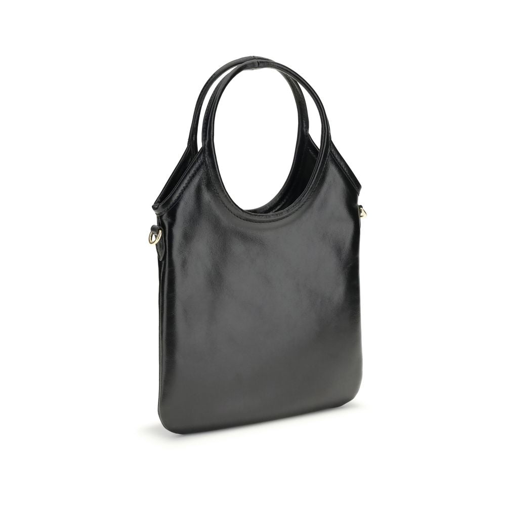 Miu Miu Black Calf Leather Bos Taurus Shoulder Bag
