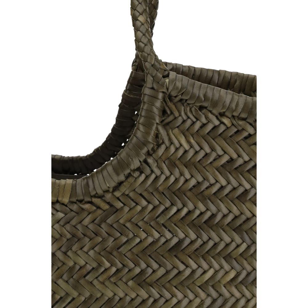 Dragon Diffusion Bicolor Buffalo Leather Shoulder Bag