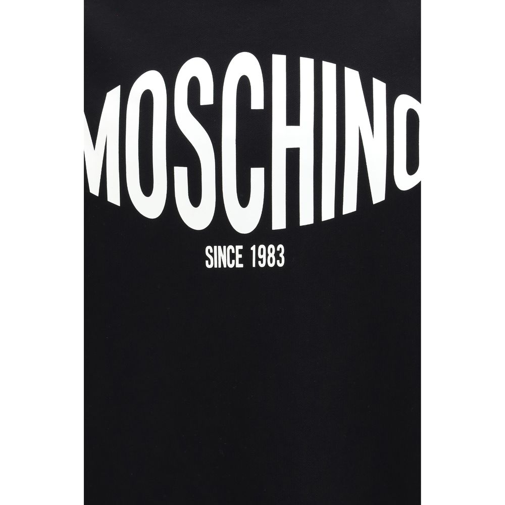 Moschino schwarzes Baumwoll-Sweatshirt