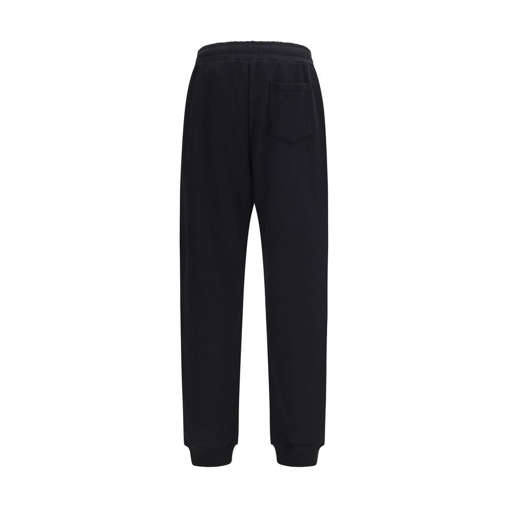 Moschino Black Cotton Casual Pants