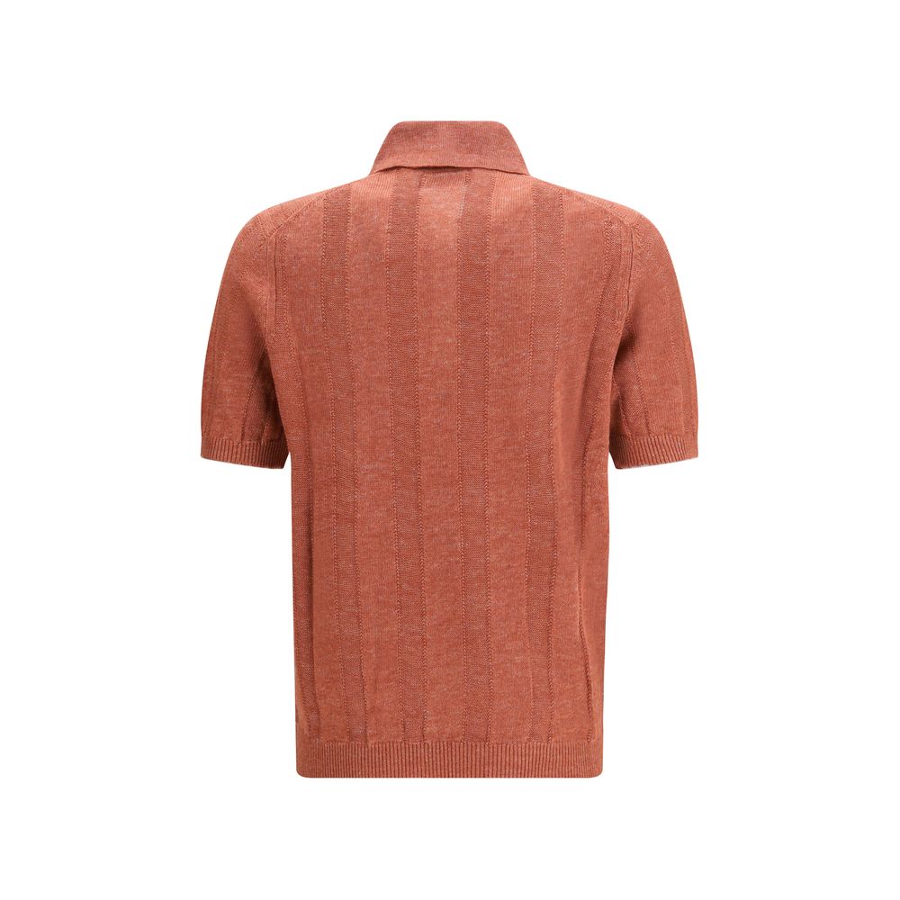 Brunello Cucinelli Orange Cotton Sweater