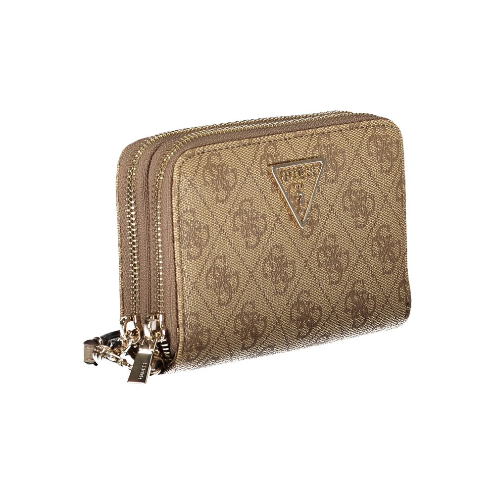 Guess Jeans Beige Polyurethane Women Wallet