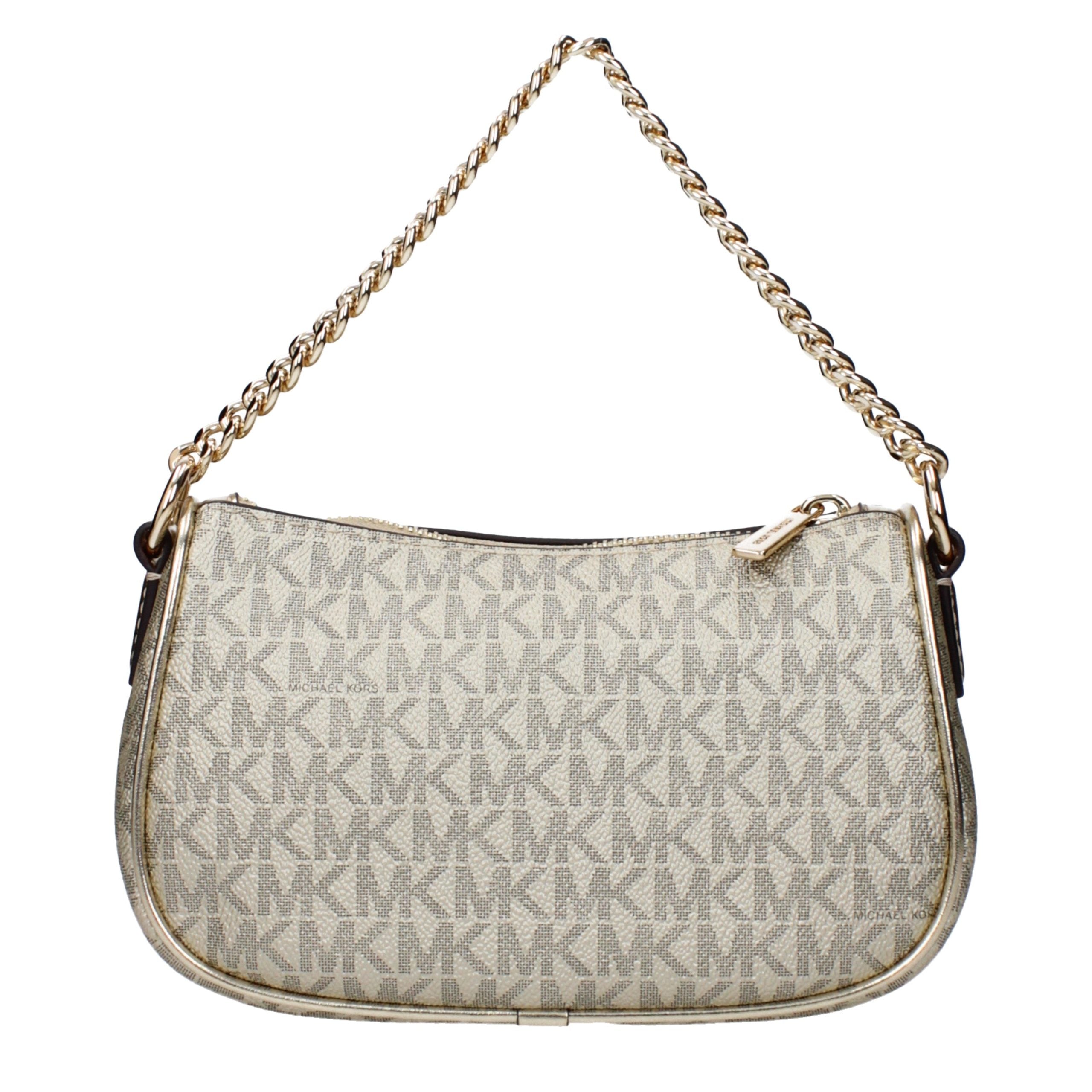 Michael Kors Handtasche aus goldenem Stoff