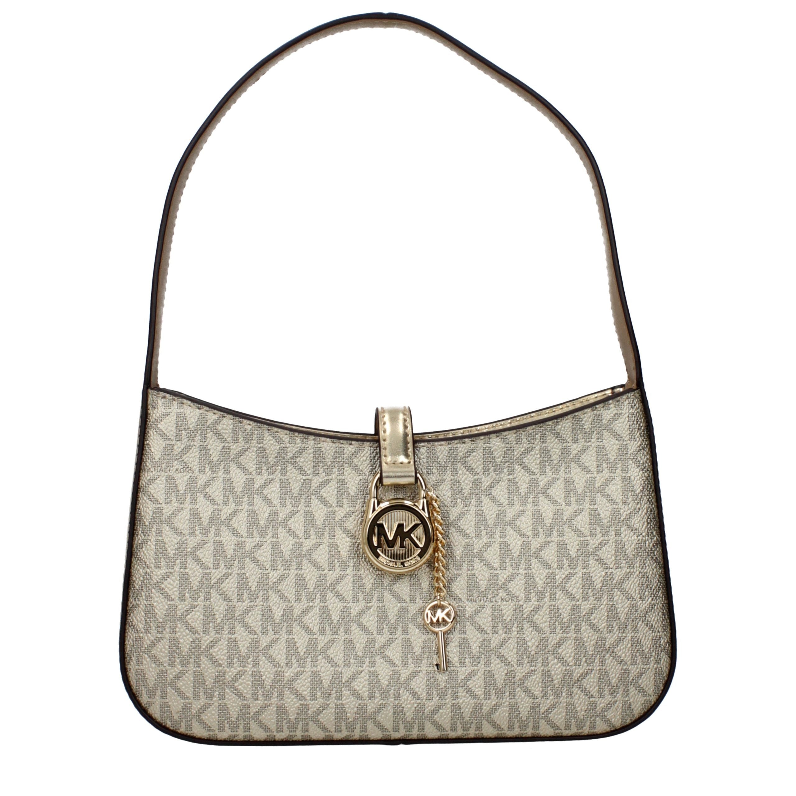 Michael Kors Gold Fabric Handbag