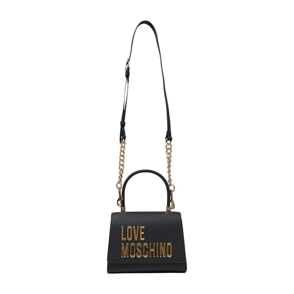 Love Moschino Bicolor-Handtasche aus Polyethylen