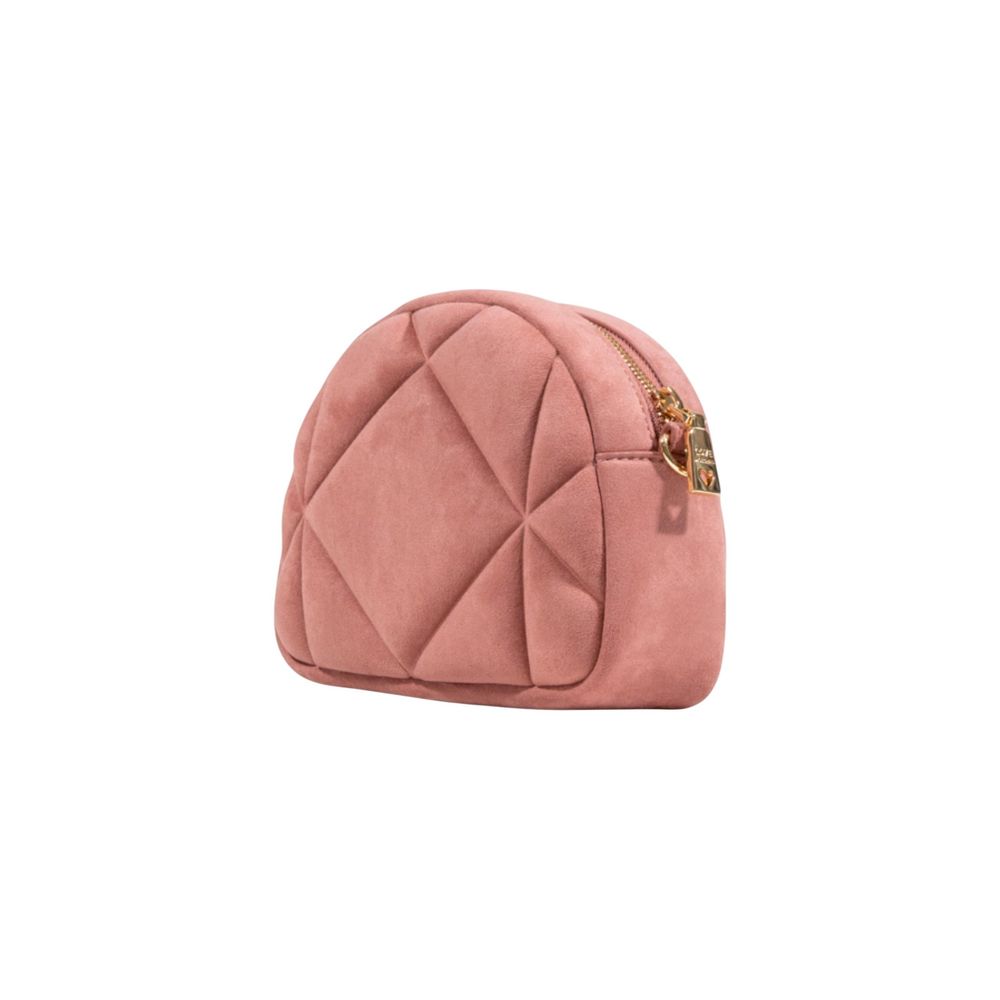 Love Moschino Handtasche aus rosa Wildleder
