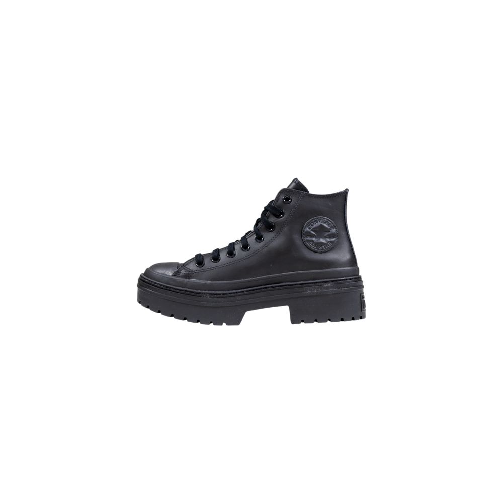 Converse Black Leather Ankle Boots