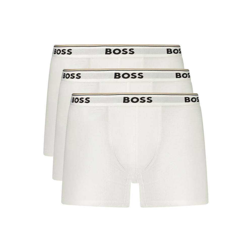 Hugo Boss Bianco Cotton Men Boxer Short