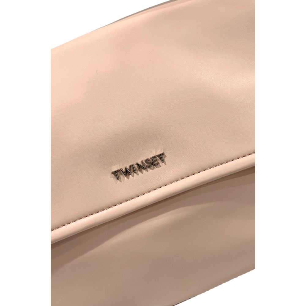 Twinset Rosa PU Damen Handtasche