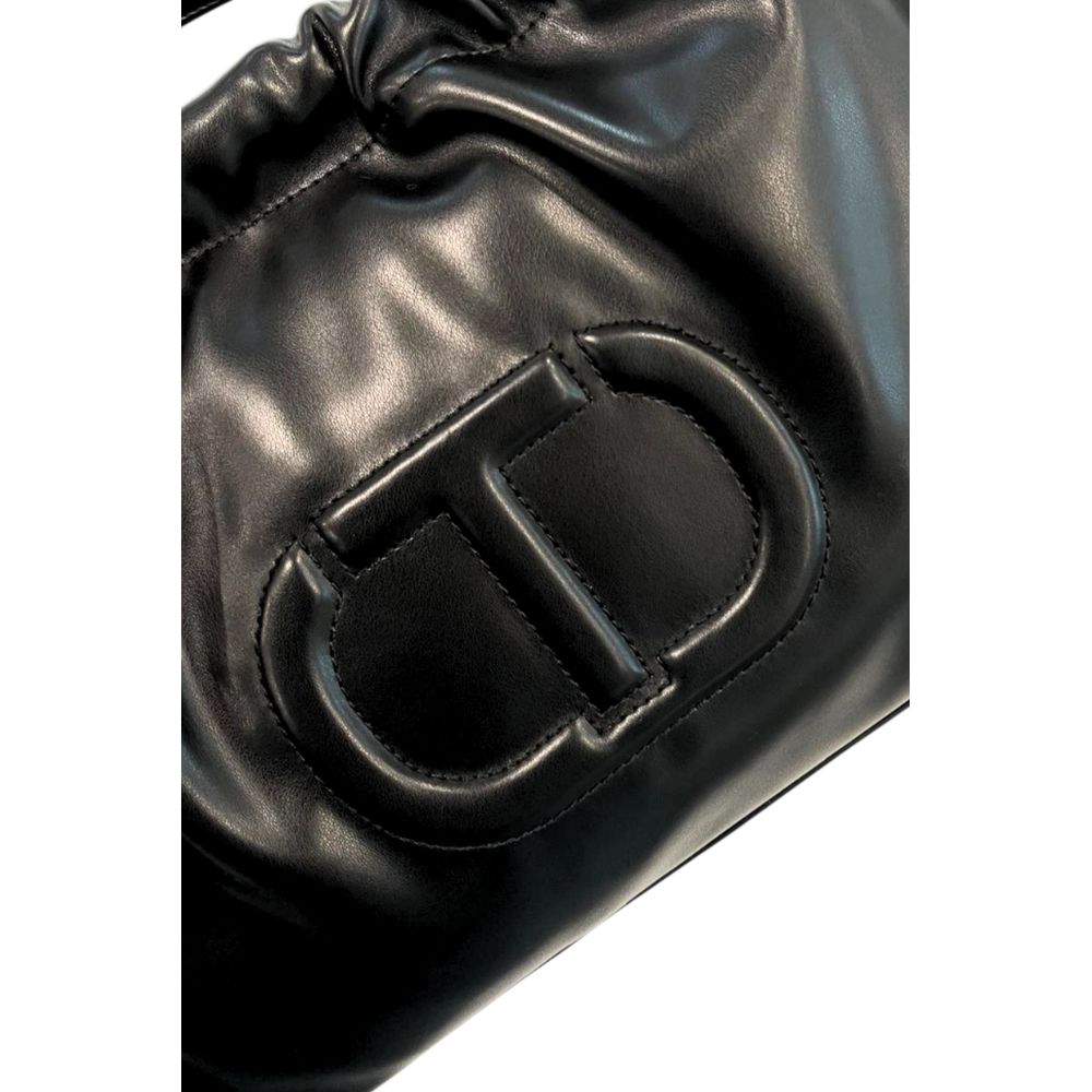 Twinset Schwarze PU Damen Umhängetasche