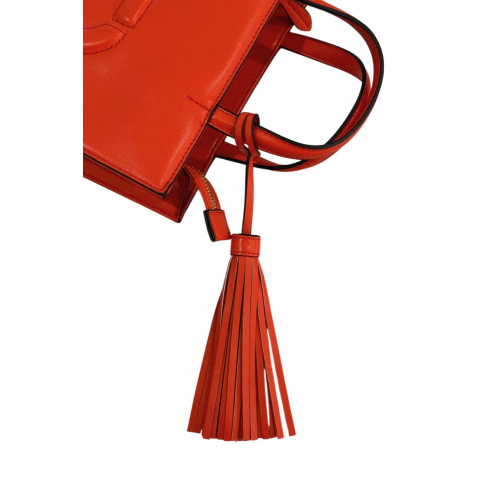 Twinset orange Damen-Handtasche aus Kunstleder